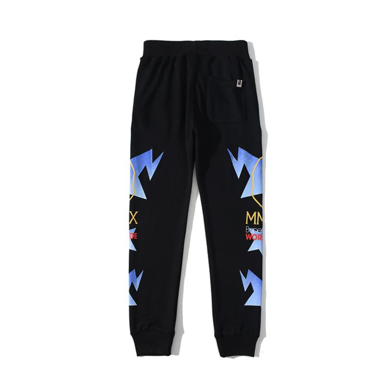 Bathing Ape Pant Casual Sports Thin Section Teenagers Pure Cotton Cartoon Trousers product image 2, provided for visual