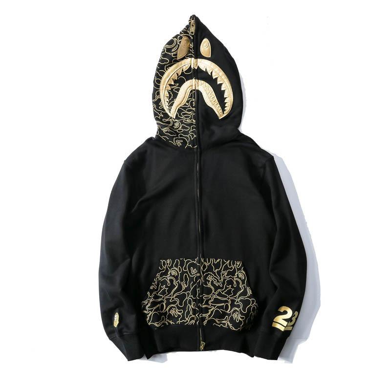 Bathing Ape Hoodie Autumn Men Printed Sweater Jacket product image 3, provided for visual reference and product detail review
