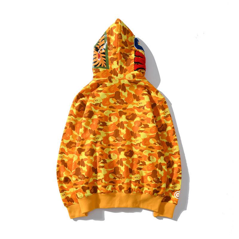 Bathing Ape Hoodie Spring and Autumn Men and Women Camouflage Sweater product image 3, provided for visual reference and