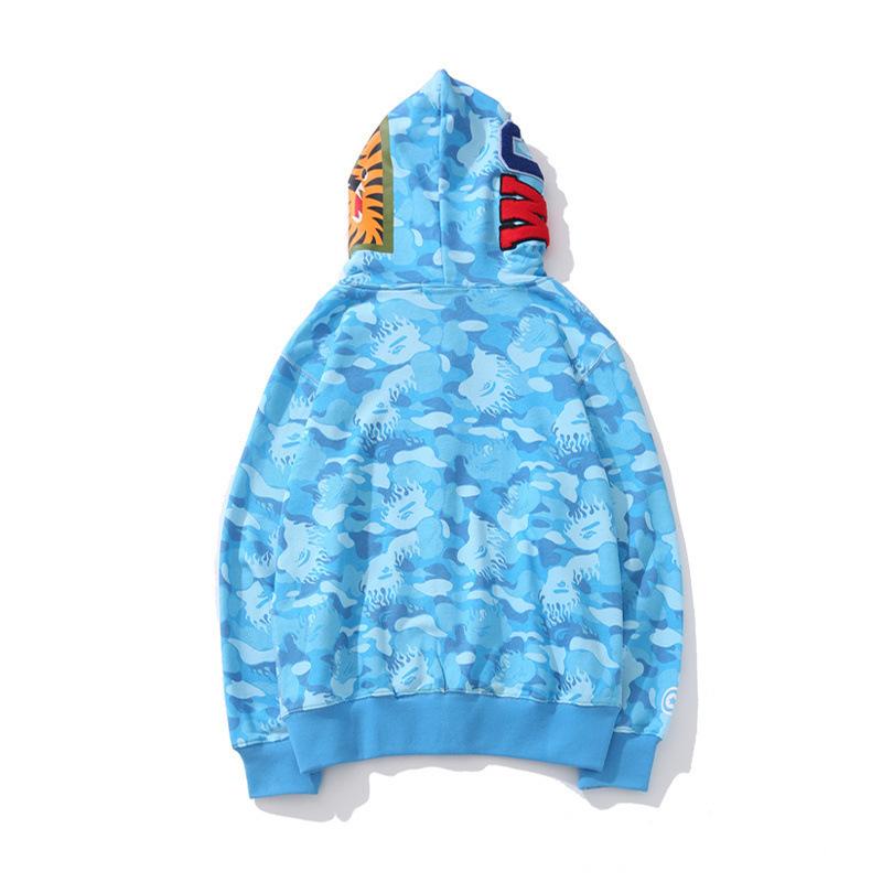 Bathing Ape Hoodie Casual Large Size Loose Sweater Jacket product image 3, provided for visual reference and product detail