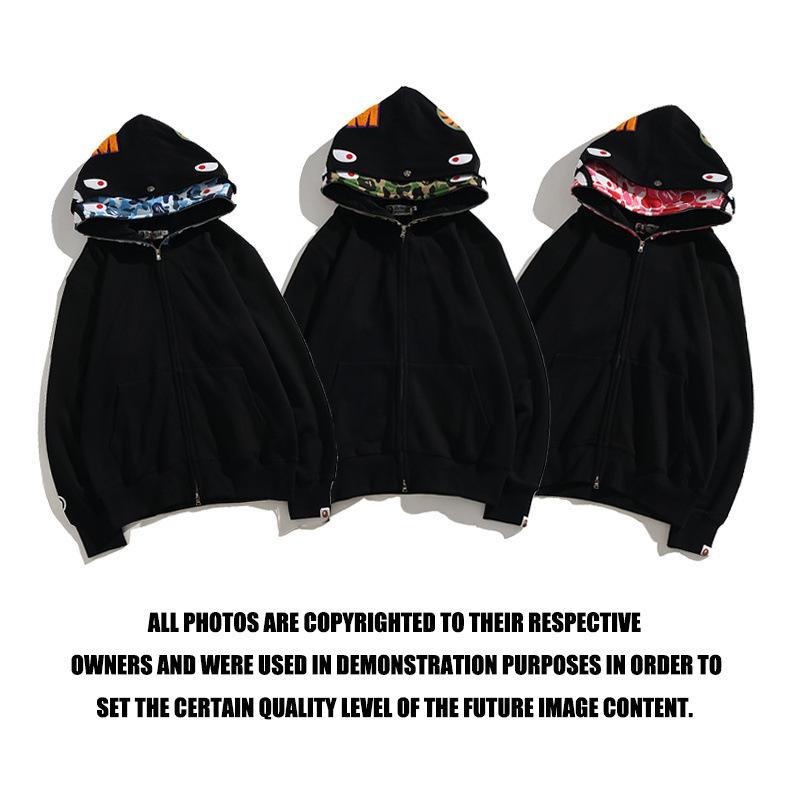 Bathing Ape Hoodie Camouflage Cardigan Men and Women Sweater Hoodie Coat product image 7, provided for visual reference and