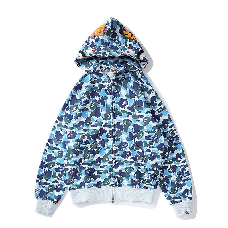 Bathing Ape Hoodie Spring and Autumn Zipper Hoodie Sweater product image 3, provided for visual reference and product detail