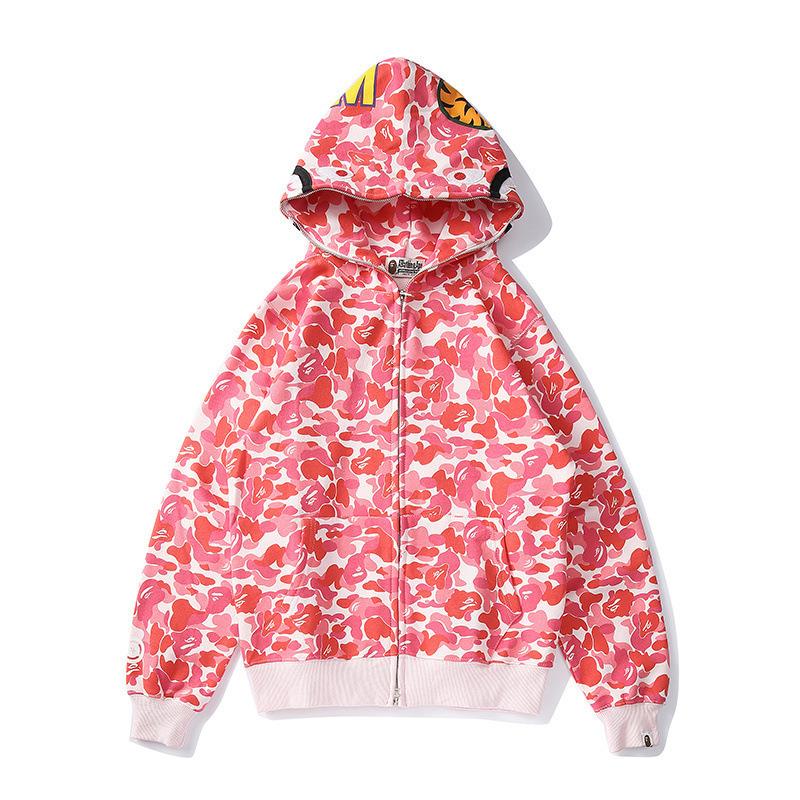 Bathing Ape Hoodie Spring and Autumn Zipper Hoodie Sweater product image 2, provided for visual reference and product detail