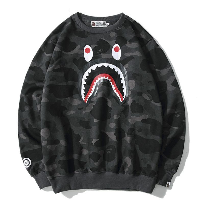 Bathing Ape Sweatshirts Loose Hip Hop round Neck Sweater for Men product image 1, provided for visual reference and product