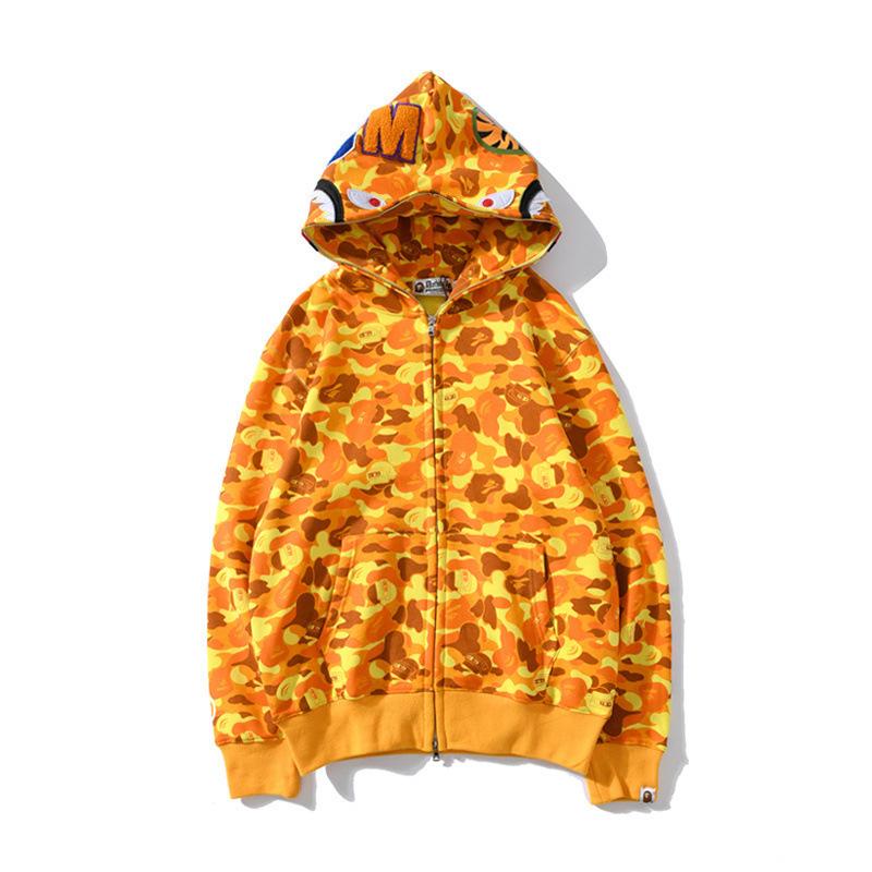 Bathing Ape Hoodie Spring and Autumn Men and Women Camouflage Sweater product image 1, provided for visual reference and