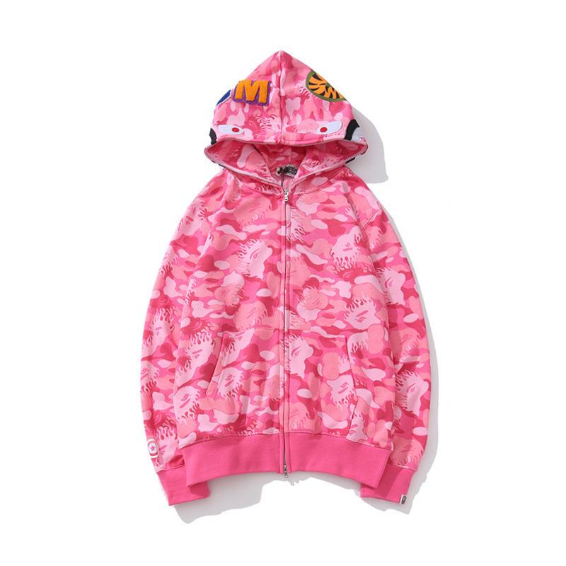 Bathing Ape Hoodie Casual Large Size Loose Sweater Jacket product image 1, provided for visual reference and product detail