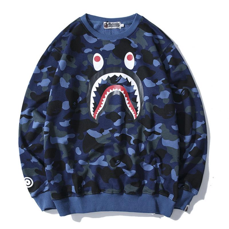 Bathing Ape Sweatshirts Loose Hip Hop round Neck Sweater for Men product image 3, provided for visual reference and product
