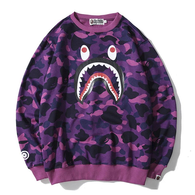 Bathing Ape Sweatshirts Loose Hip Hop round Neck Sweater for Men product image 2, provided for visual reference and product