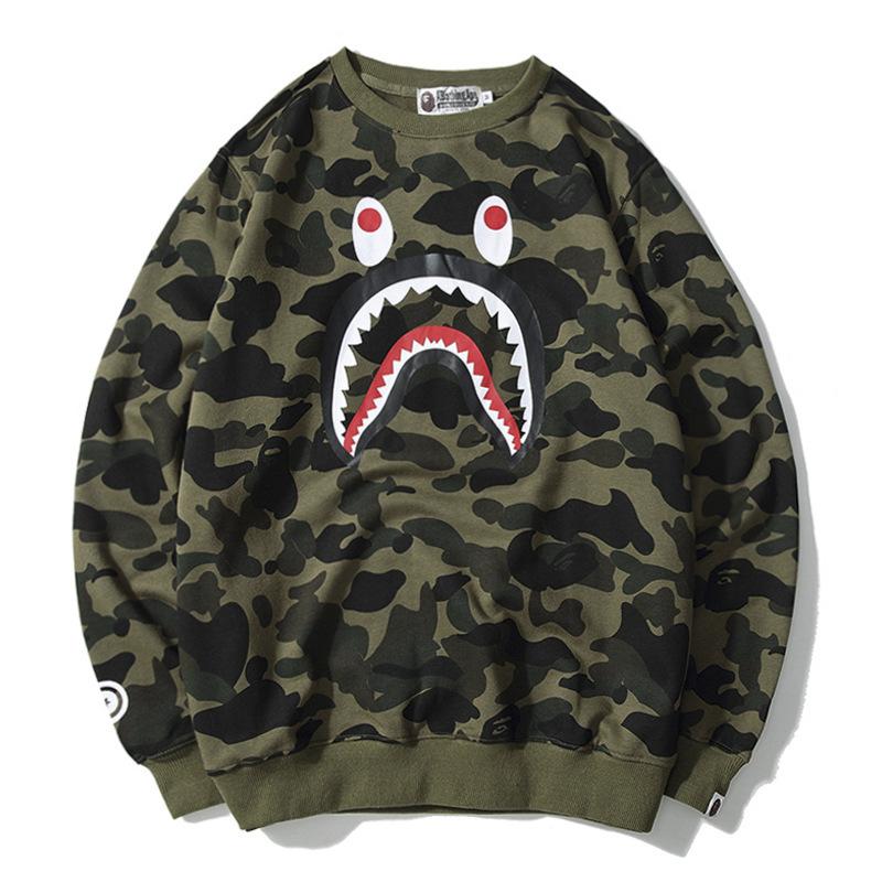 Bathing Ape Sweatshirts Loose Hip Hop round Neck Sweater for Men product image 7, provided for visual reference and product