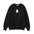 Bathing Ape Sweatshirts Printed Letter Fleece-Lined Crew Neck Sweater Men and Women Jacket product image 1, provided for