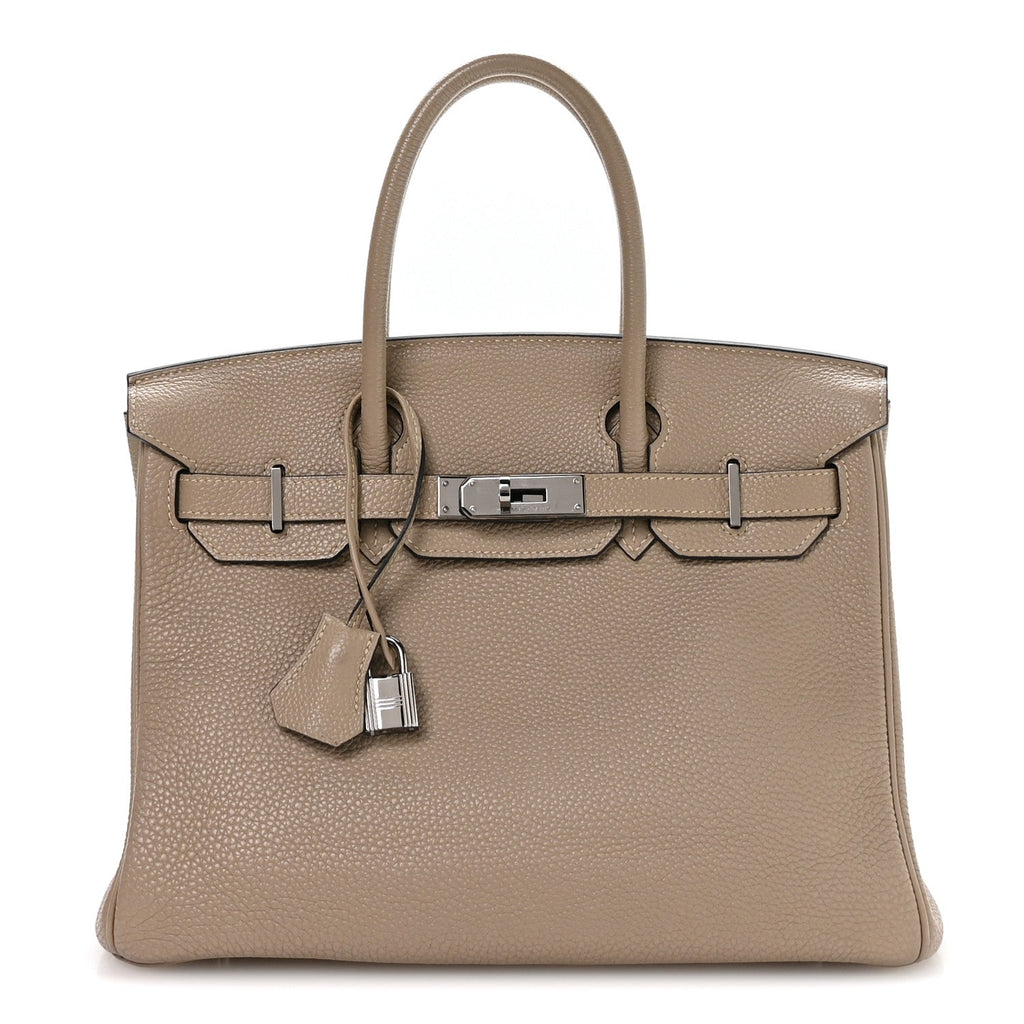 Togo Birkin 30 Gris Tourterelle product image 1, provided for visual reference and product detail review