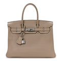 Togo Birkin 30 Gris Tourterelle product image 1, provided for visual reference and product detail review