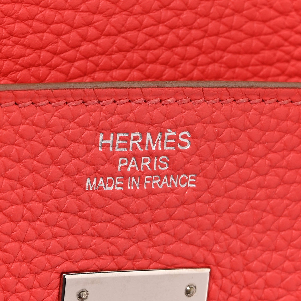 Togo BIRKIN 35 Rouge Pivoine product image 6, provided for visual reference and product detail review