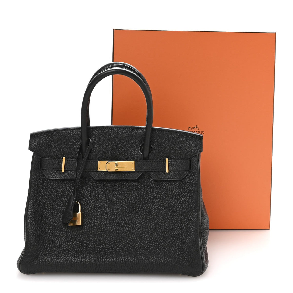 Togo BIRKIN 30 Black product image 11, provided for visual reference and product detail review