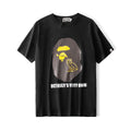 Bathing Ape T-Shirt Ape Head Owl Printed T-shirt Short Sleeve Round Neck T-shirt product image 1, provided for visual