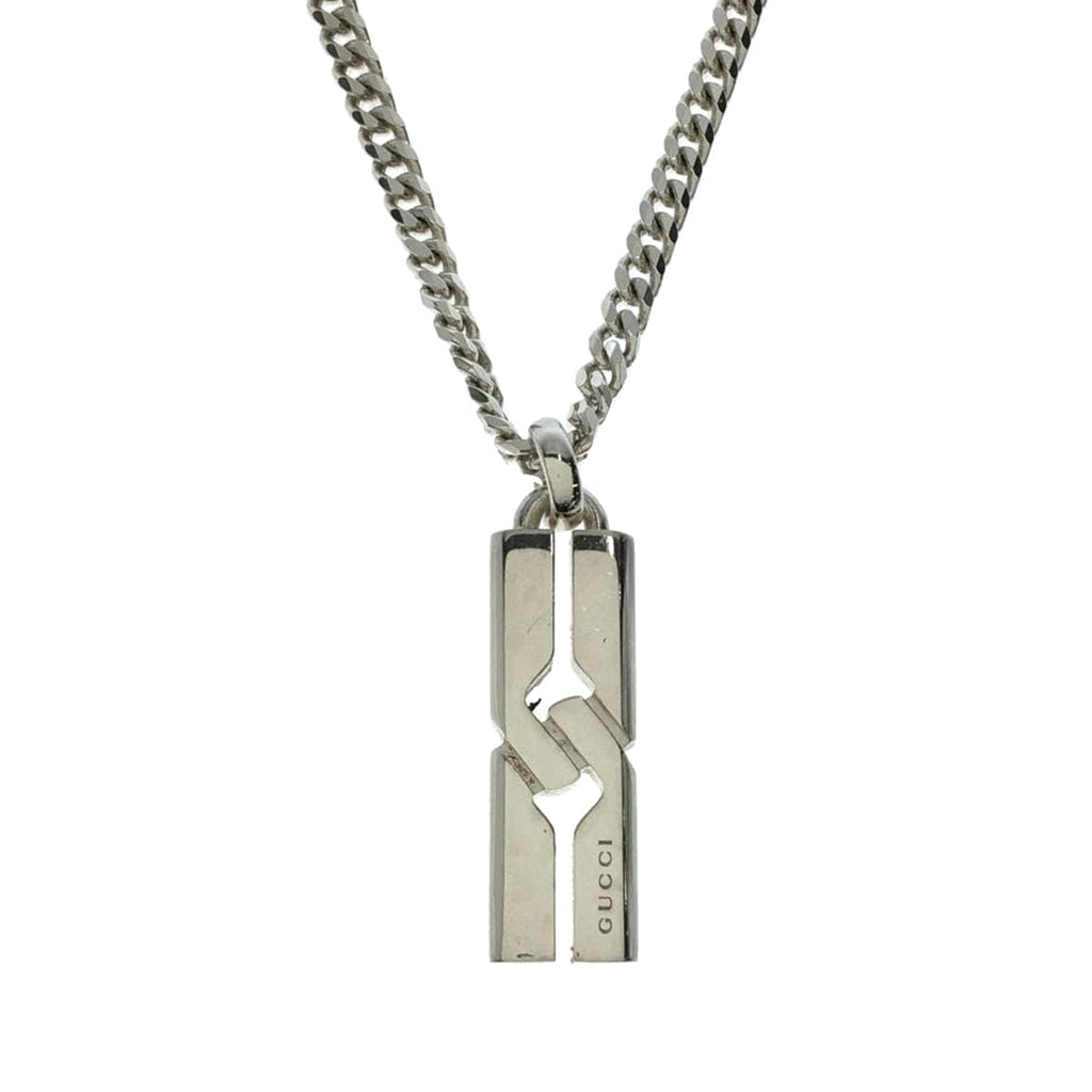 Double Gucci Knot Pendant Necklace product image 1, provided for visual reference and product detail review