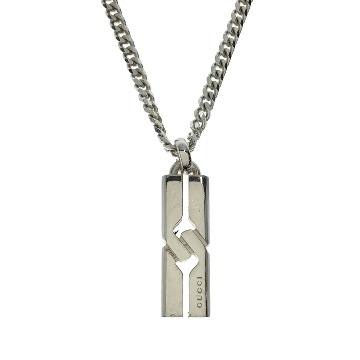 Double Gucci Knot Pendant Necklace product image 1, provided for visual reference and product detail review