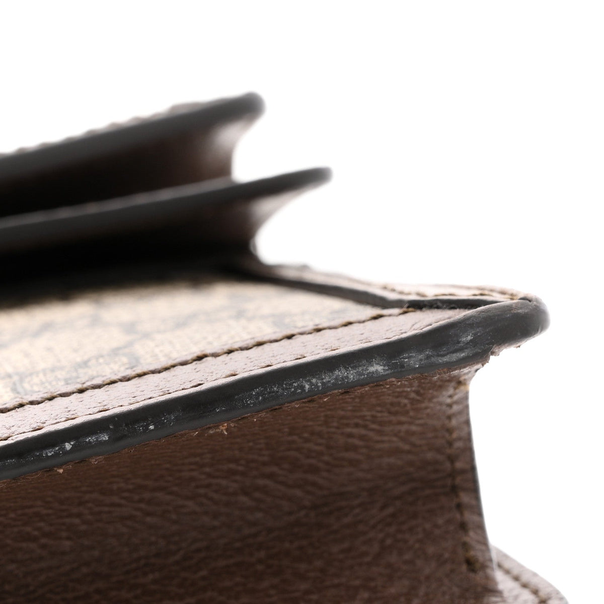 GG Supreme Monogram Textured Dollar Calfskin Top Handle Dionysus Shoulder Bag Beige Ebony New Acero product image 11,