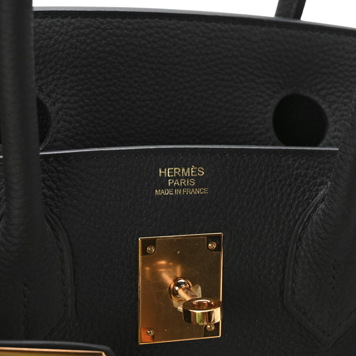 Togo Birkin 30 Black product image 6, provided for visual reference and product detail review