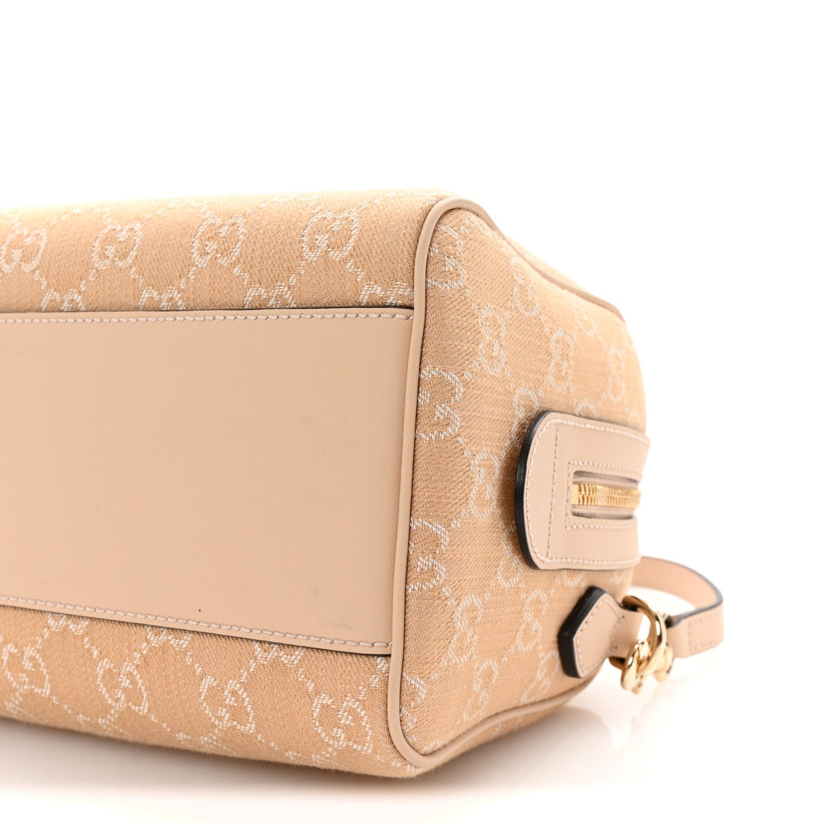 Summer Denim Calfskin GG Monogram Small Ophidia Top Handle Bag Souffle Rose product image 9, provided for visual reference