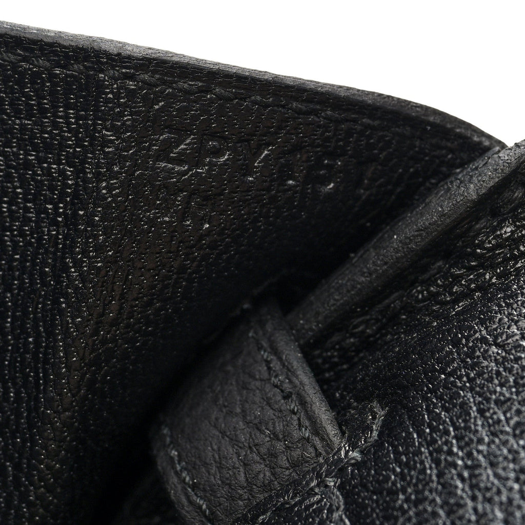 Togo Birkin 25 Black product image 7, provided for visual reference and product detail review