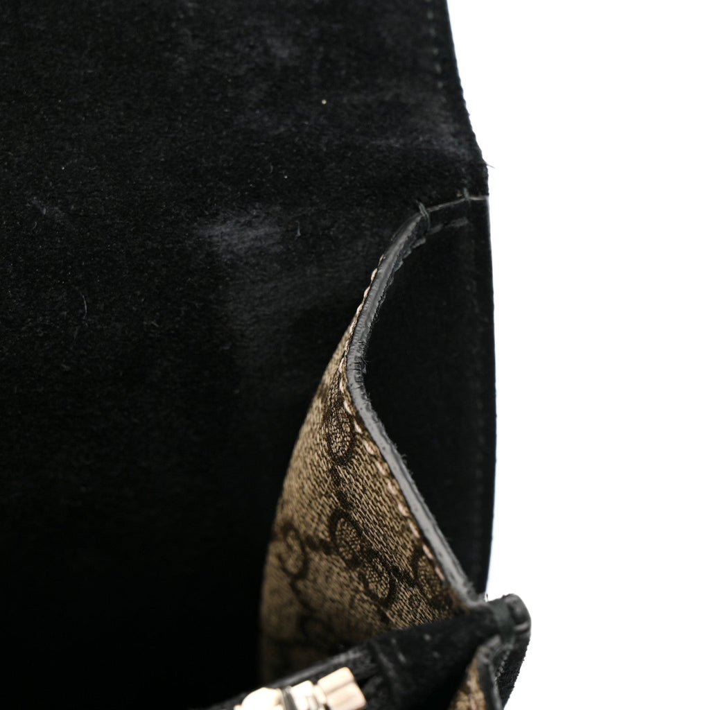 GG Supreme Monogram Medium Dionysus Shoulder Bag Black product image 14, provided for visual reference and product detail