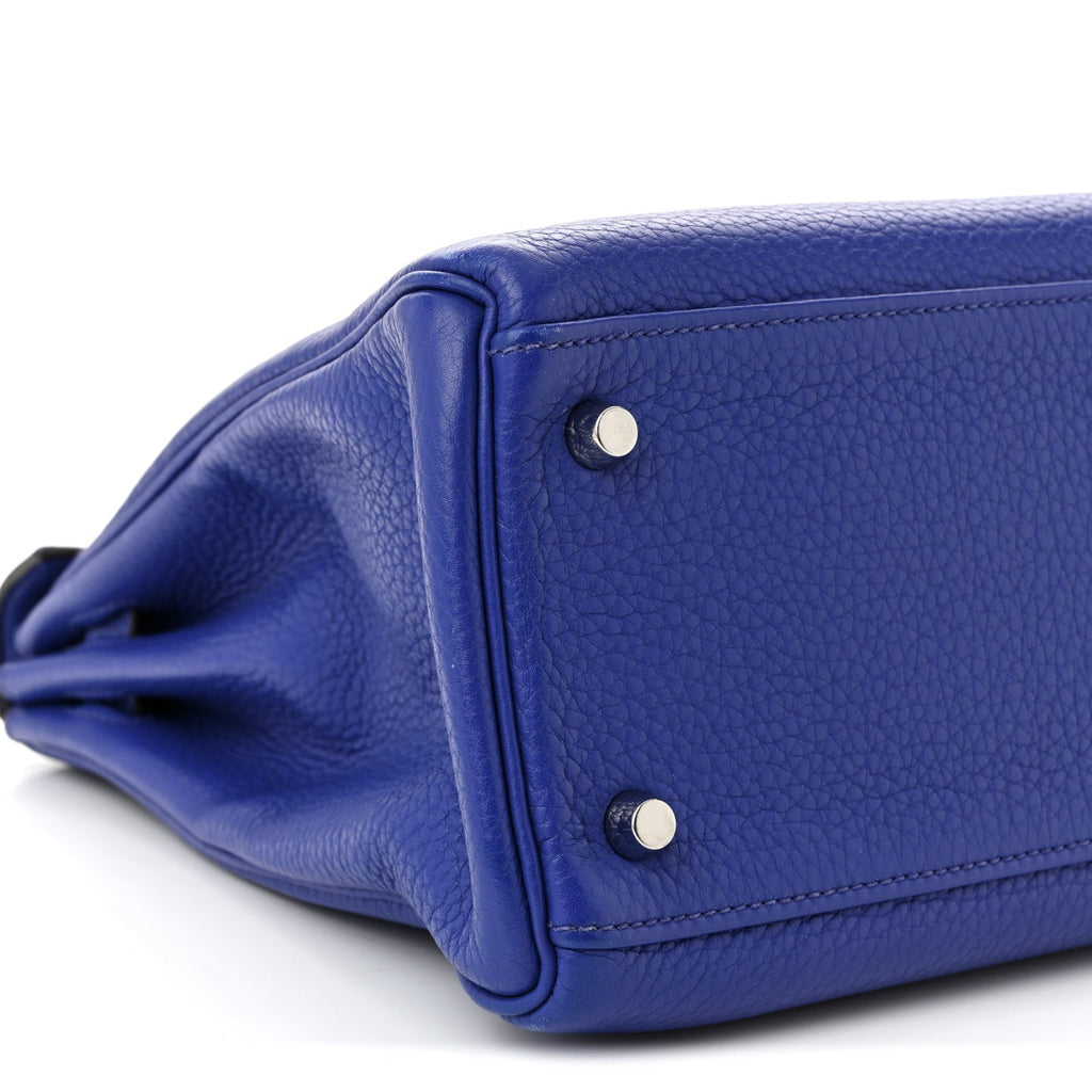 Taurillon Clemence Kelly Retourne 32 Bleu Electrique product image 9, provided for visual reference and product detail review