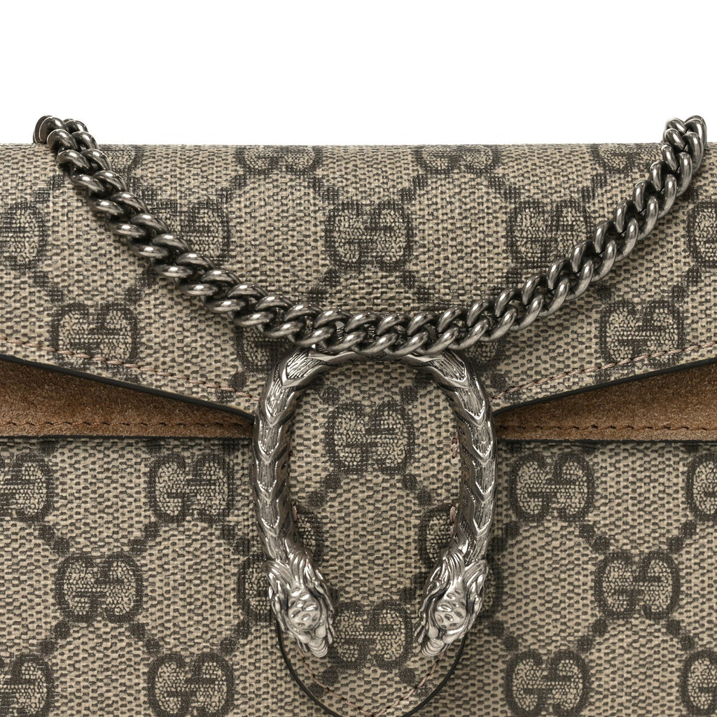 GG Supreme Monogram Super Mini Dionysus Shoulder Bag Taupe product image 7, provided for visual reference and product detail