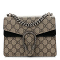 GG Supreme Monogram Mini Dionysus Shoulder Bag Black product image 1, provided for visual reference and product detail review