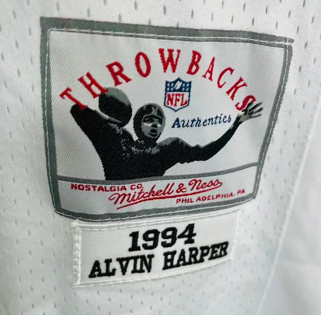 Alvin Harper Dallas Cowboys 1994 Official NFL Jersey white product image 3