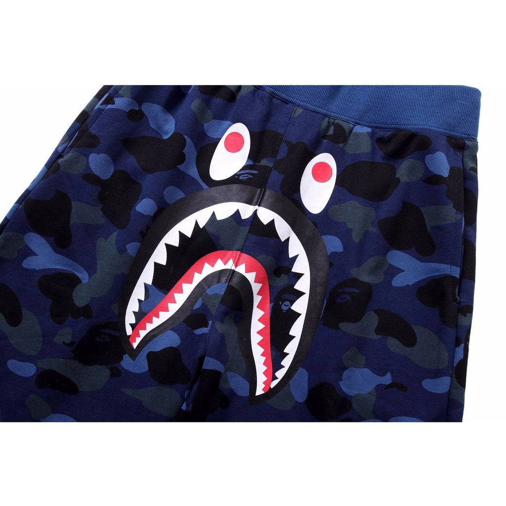 Bathing Ape Shorts Men Shark Head Camouflage Elastic Waist Fifth Pants Middle Pants Casual Shorts product image 8, provided