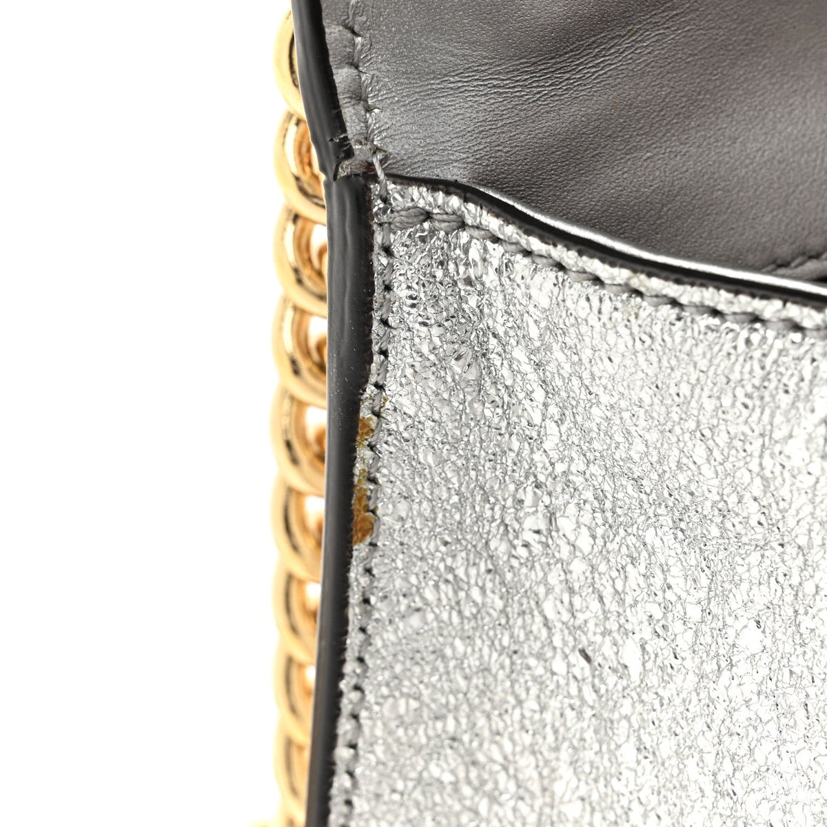 Galassia Small Padlock Shoulder Bag Argento product image 13, provided for visual reference and product detail review