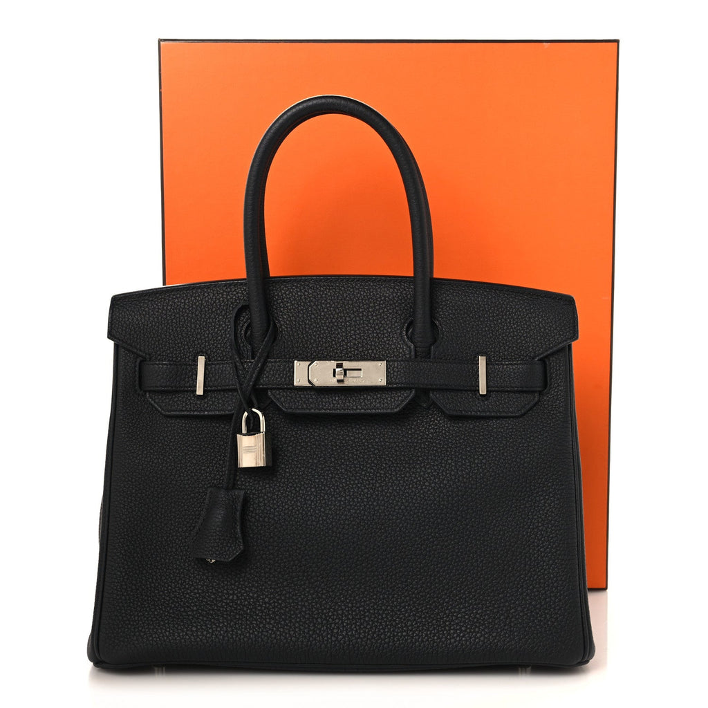 Togo Birkin 30 Black product image 12, provided for visual reference and product detail review