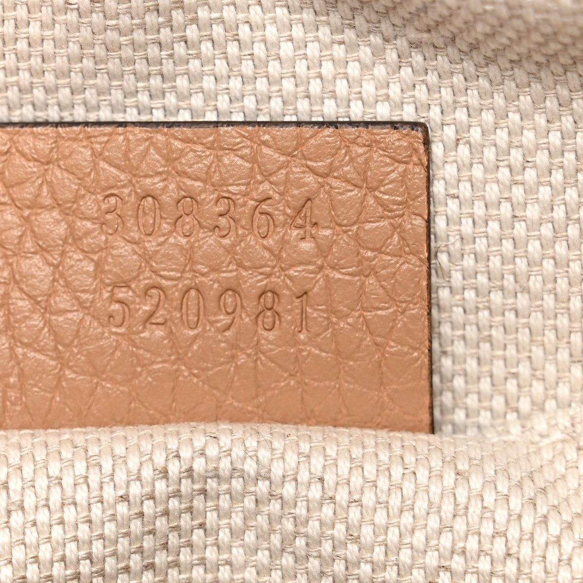 Pebbled Calfskin Small Soho Disco Bag Camelia product image 7, provided for visual reference and product detail review