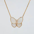 Butterfly Pearl 18K Gold Necklace product image 1, provided for visual reference and product detail review
