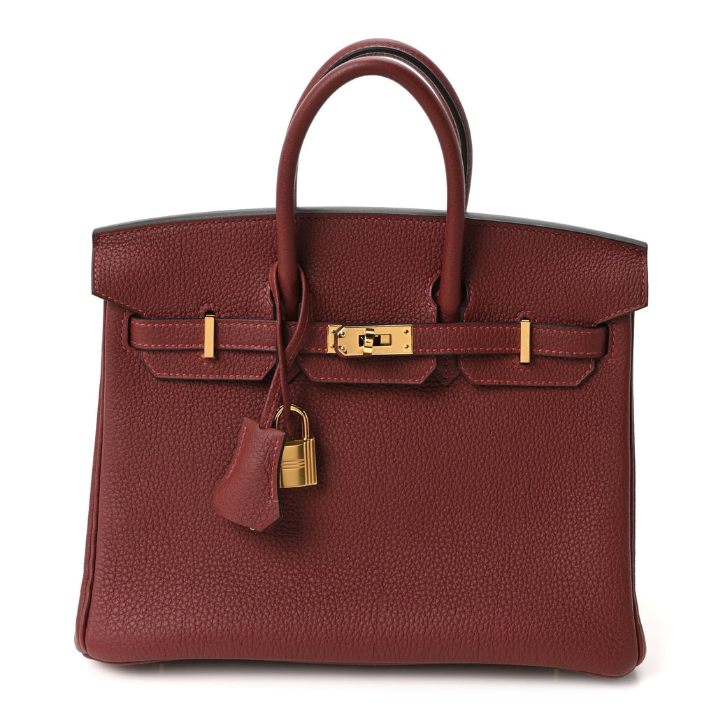 Togo Birkin 25 Rouge H product image 1, provided for visual reference and product detail review