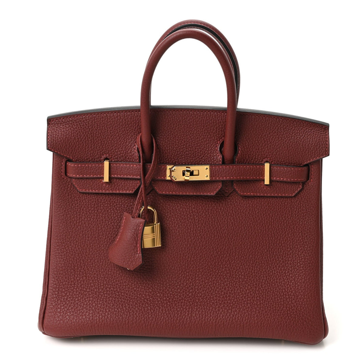 Togo Birkin 25 Rouge H product image 1, provided for visual reference and product detail review