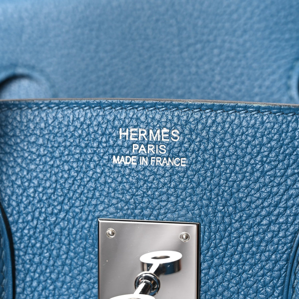 Togo Birkin 35 Bleu Izmir product image 6, provided for visual reference and product detail review