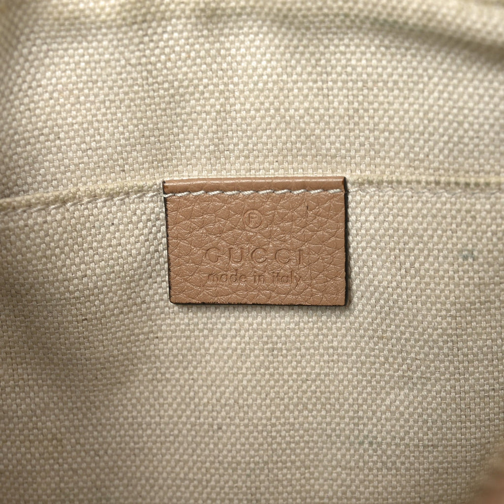 Pebbled Calfskin Small Soho Disco Bag Rose Beige product image 6, provided for visual reference and product detail review