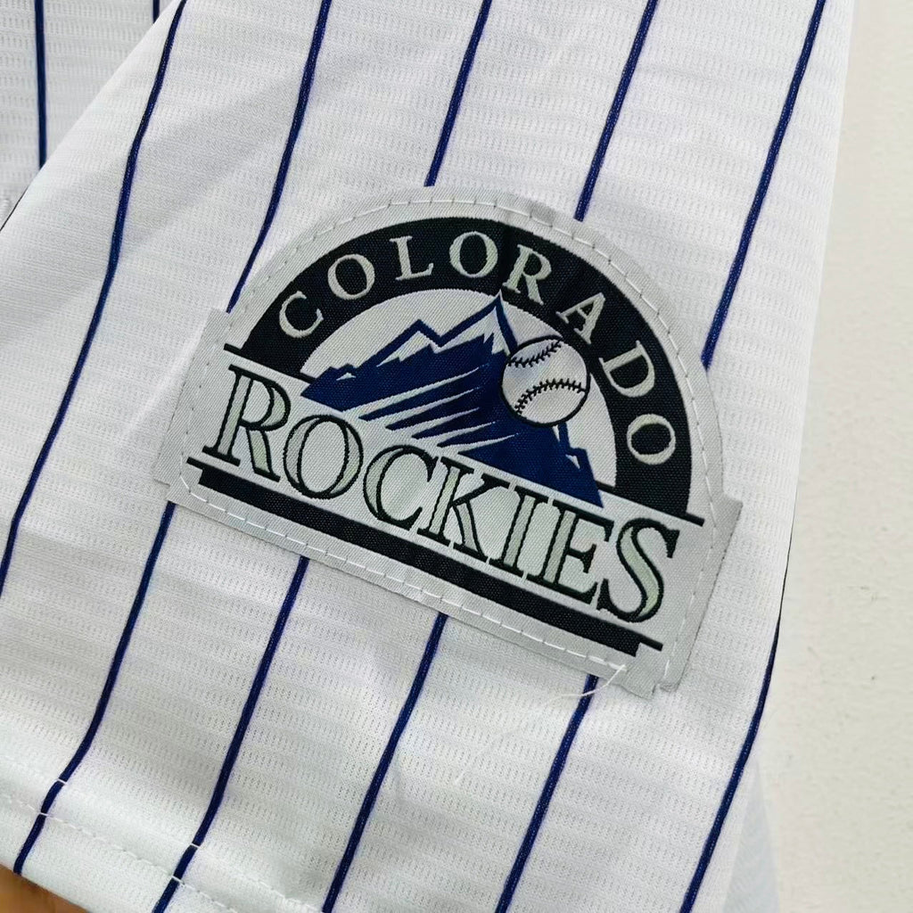 Vinny Castilla Colorado Rockies Official MLB Majestic Jersey product image 3