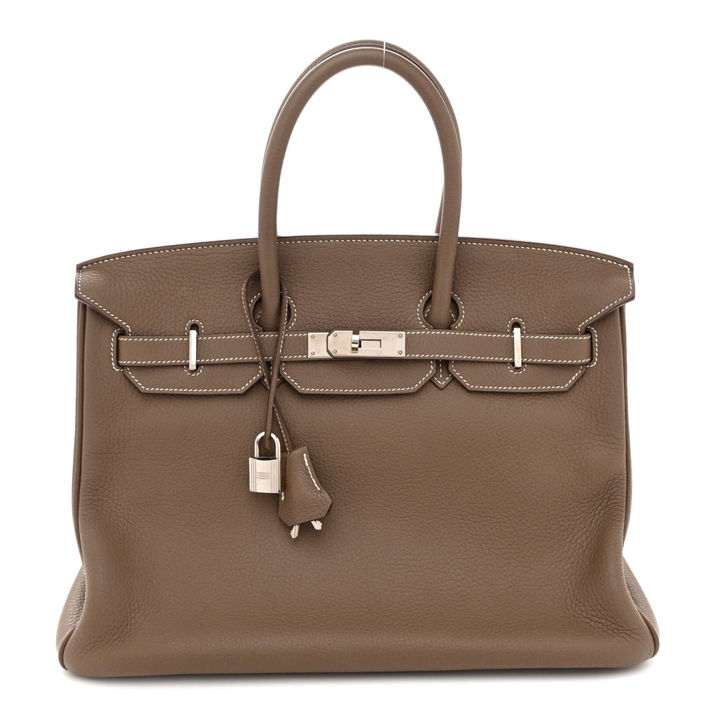 Togo BIRKIN 35 Etoupe product image 1, provided for visual reference and product detail review