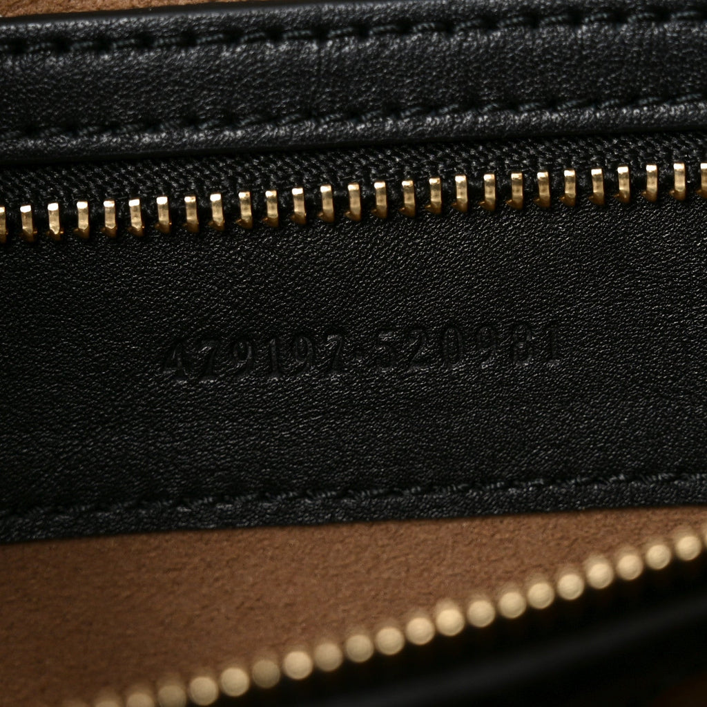 GG Supreme Monogram Medium Padlock Tote Black product image 7, provided for visual reference and product detail review