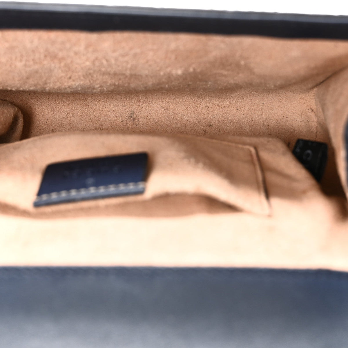 Guccissima Small Padlock Shoulder Bag Blue Agata product image 5, provided for visual reference and product detail review