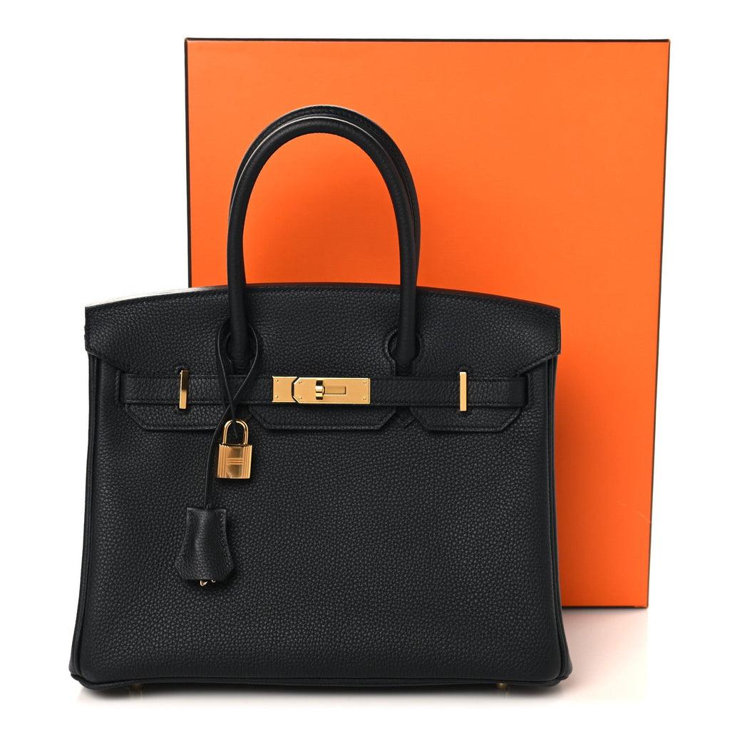 Togo Birkin 30 Black product image 13, provided for visual reference and product detail review