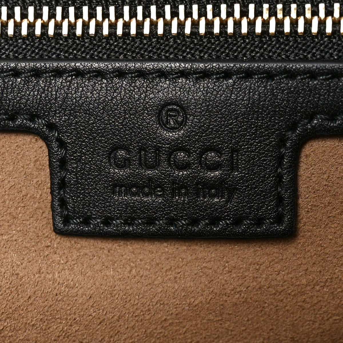 GG Supreme Monogram Medium Padlock Tote Black product image 6, provided for visual reference and product detail review