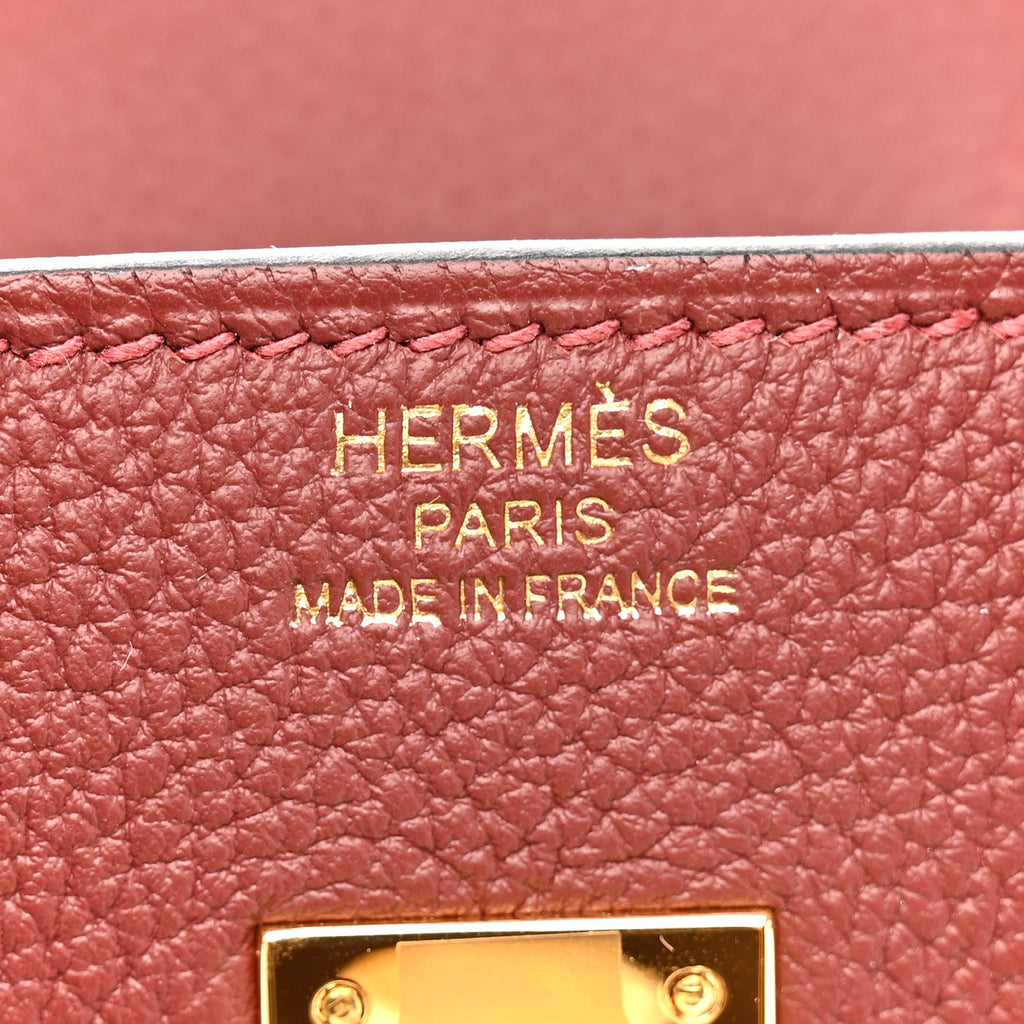 Togo Birkin 25 Rouge H product image 6, provided for visual reference and product detail review