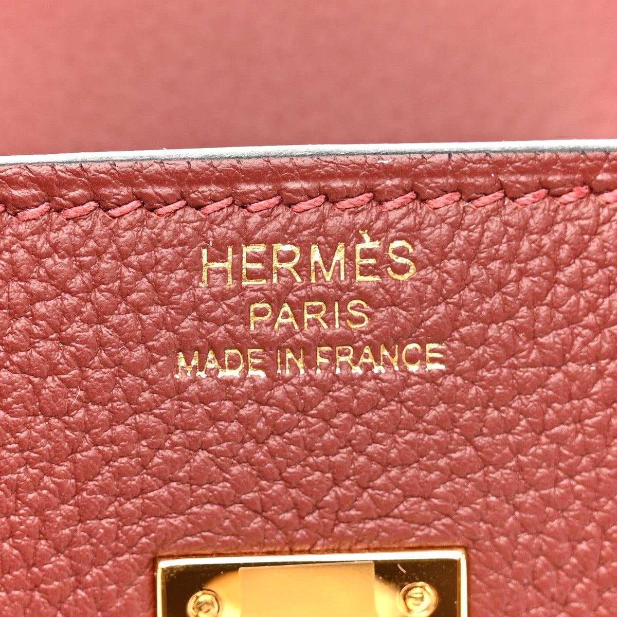 Togo Birkin 25 Rouge H product image 6, provided for visual reference and product detail review