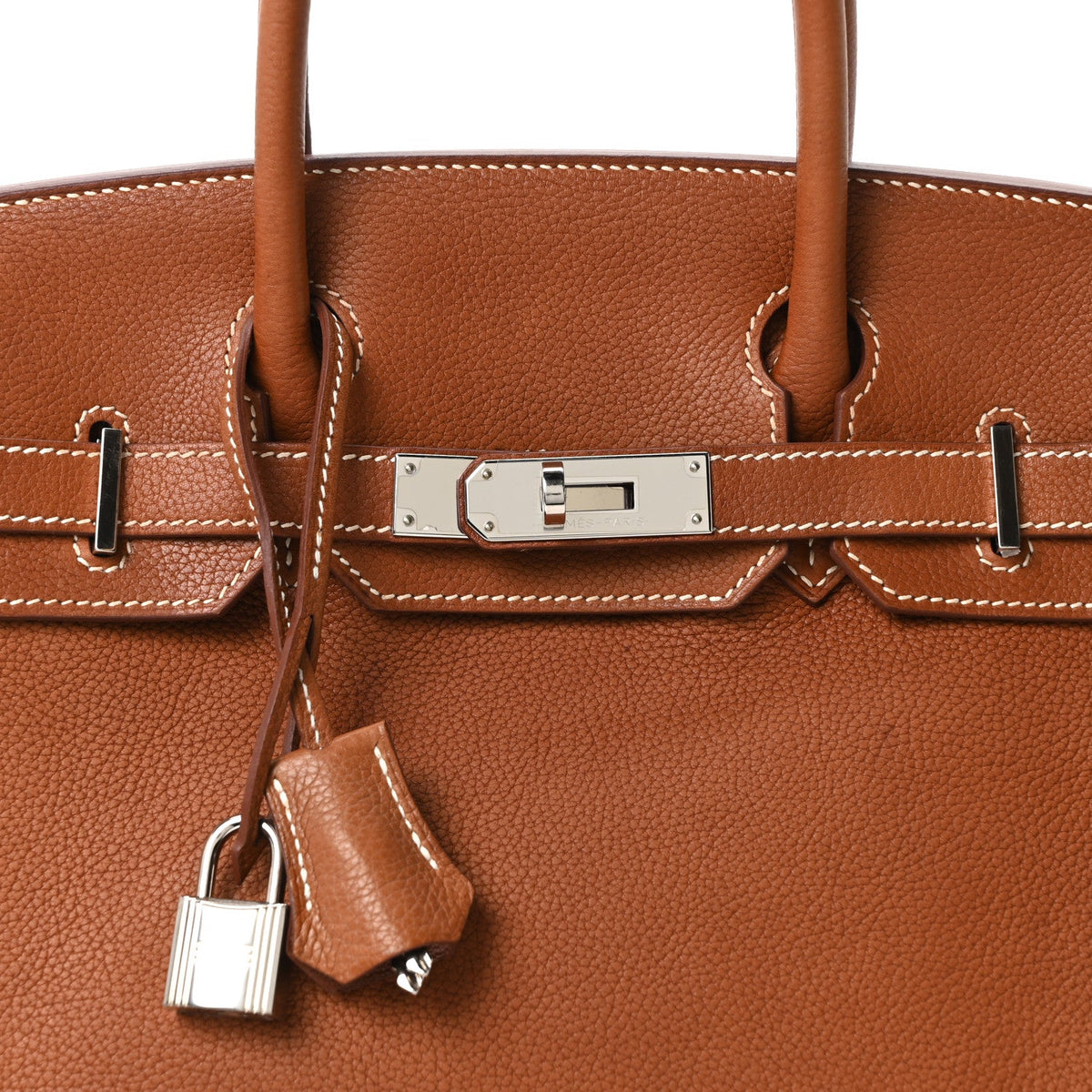 Natural Barenia Faubourg Birkin 30 Fauve product image 8, provided for visual reference and product detail review