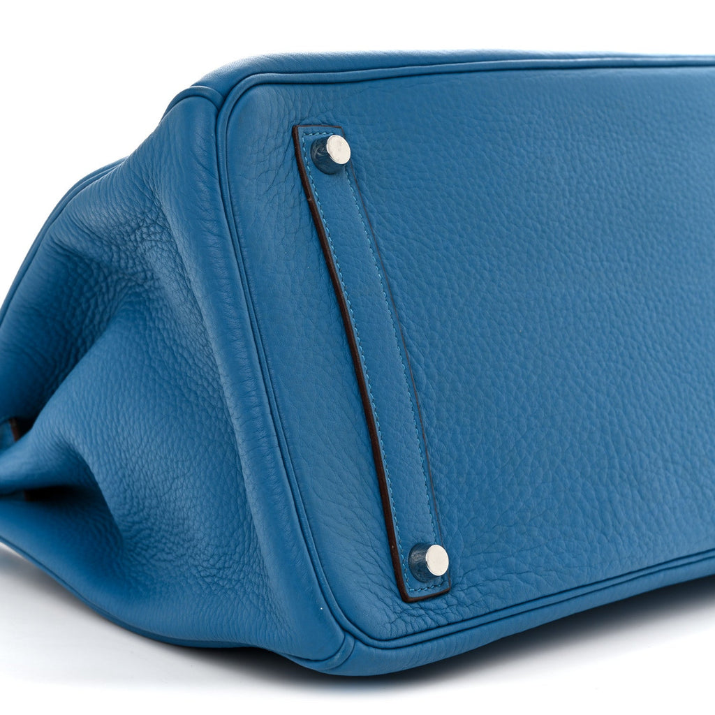 Taurillon Clemence BIRKIN 35 Mykonos product image 9, provided for visual reference and product detail review