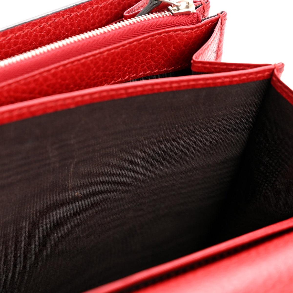 Calfskin Mini Dionysus Chain Wallet Hibiscus Red product image 11, provided for visual reference and product detail review